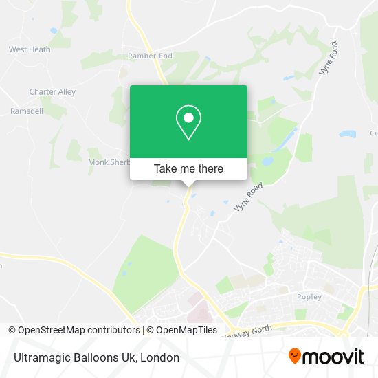 Ultramagic Balloons Uk map