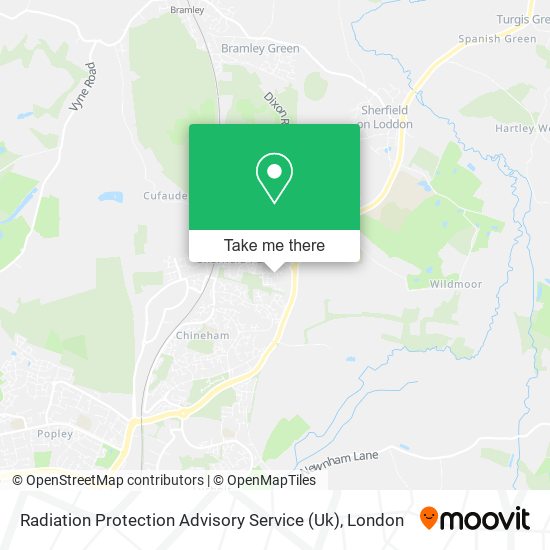 Radiation Protection Advisory Service (Uk) map