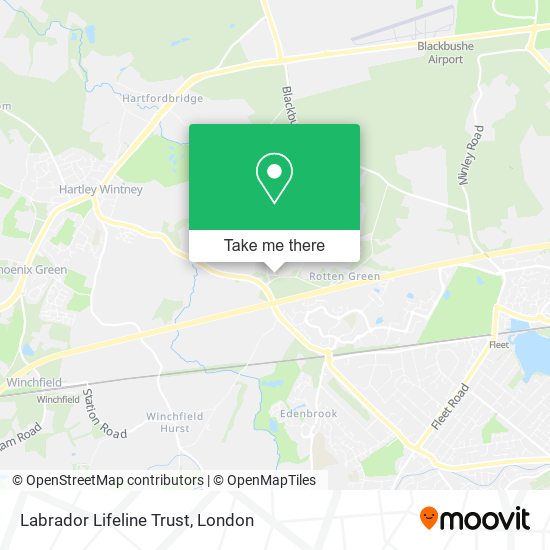 Labrador Lifeline Trust map