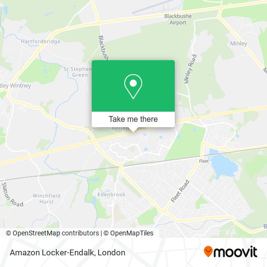 Amazon Locker-Endalk map
