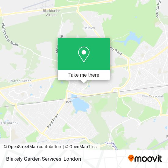 Blakely Garden Services map