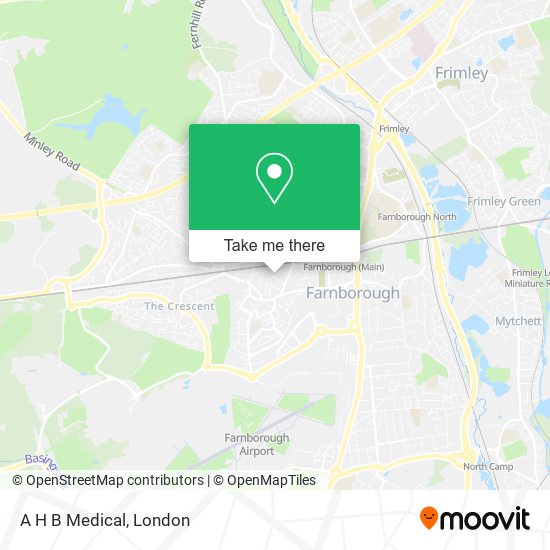 A H B Medical map