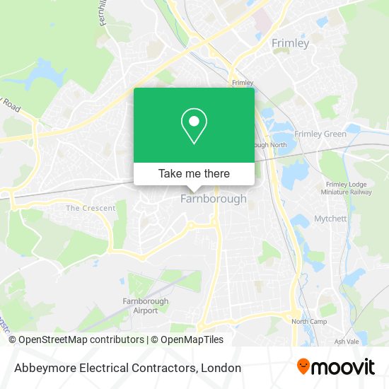 Abbeymore Electrical Contractors map