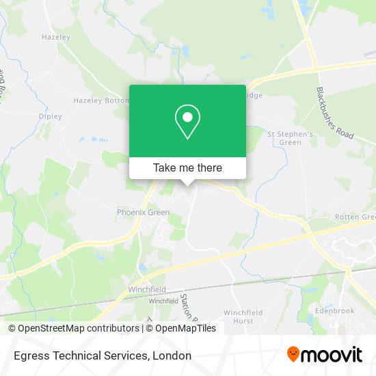 Egress Technical Services map