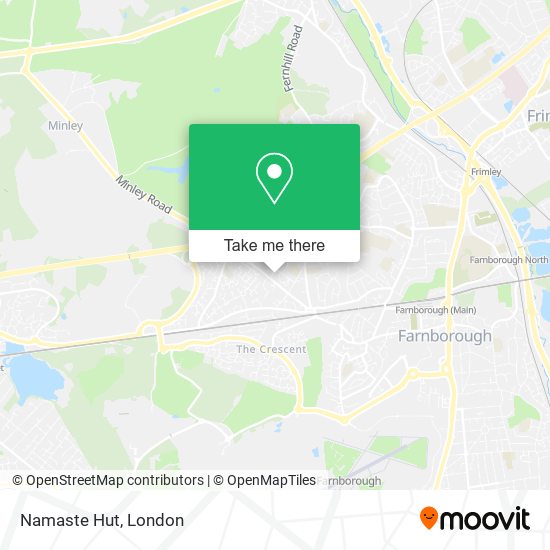 Namaste Hut map