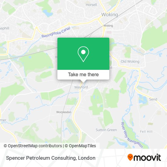 Spencer Petroleum Consulting map