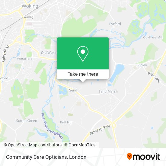 Community Care Opticians map