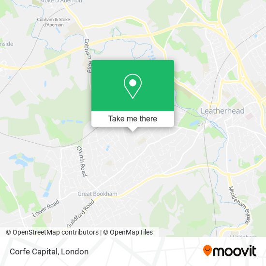 Corfe Capital map