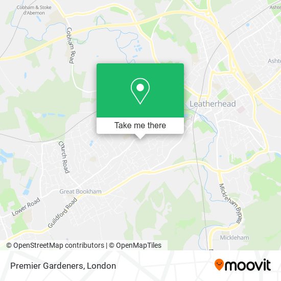 Premier Gardeners map