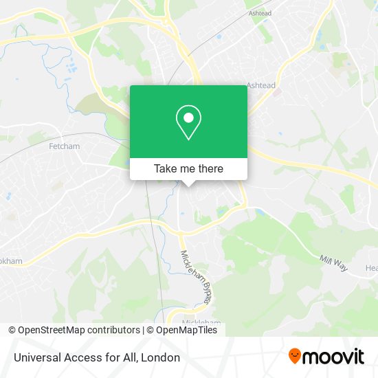 Universal Access for All map