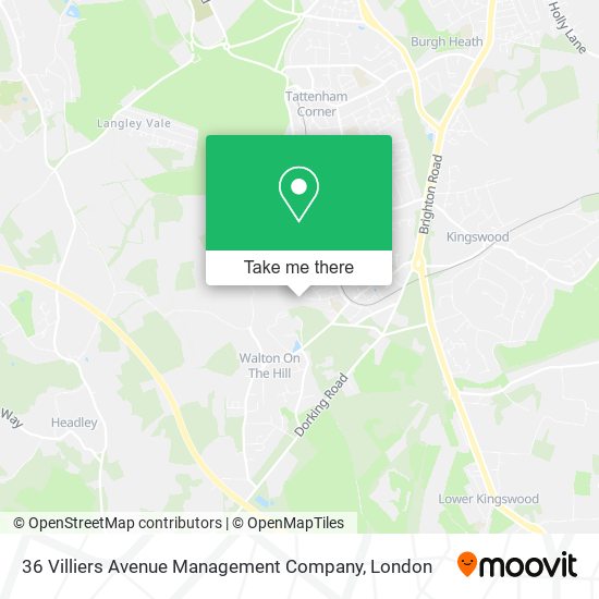 36 Villiers Avenue Management Company map