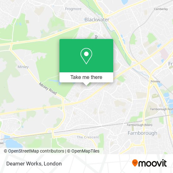 Deamer Works map
