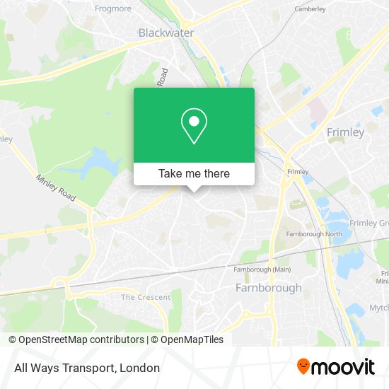 All Ways Transport map
