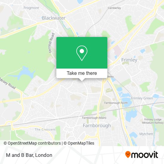 M and B Bar map