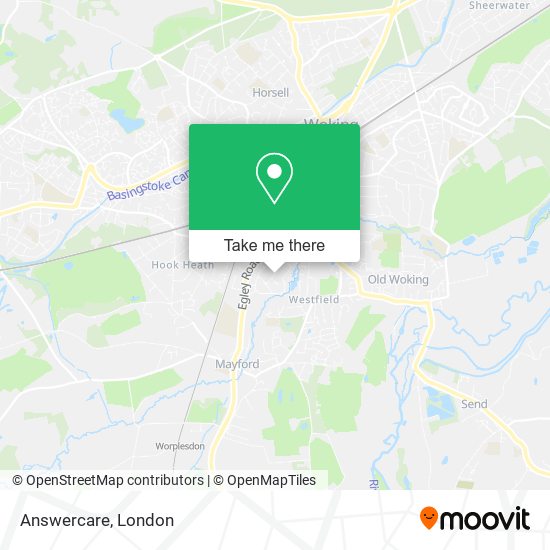 Answercare map