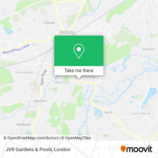 JVR Gardens & Pools map