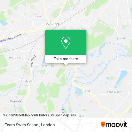 Team Swim School map