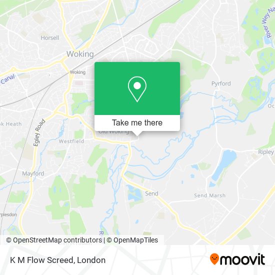 K M Flow Screed map