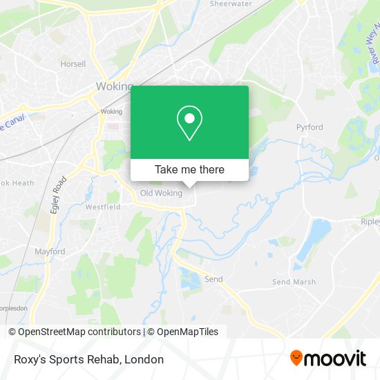 Roxy's Sports Rehab map