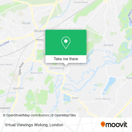 Vrtual Viewings Woking map