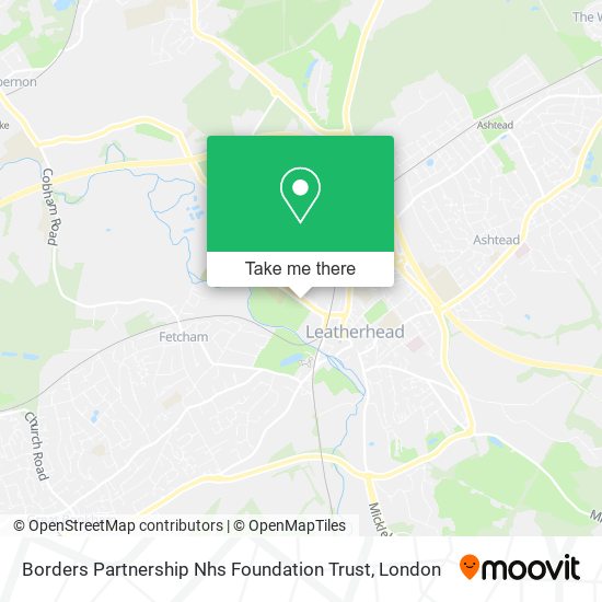 Borders Partnership Nhs Foundation Trust map