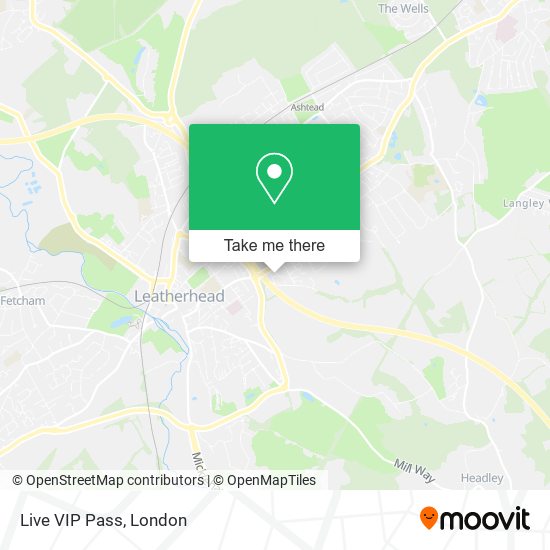 Live VIP Pass map