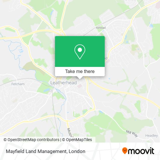 Mayfield Land Management map