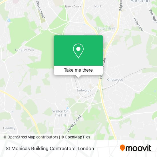 St Monicas Building Contractors map