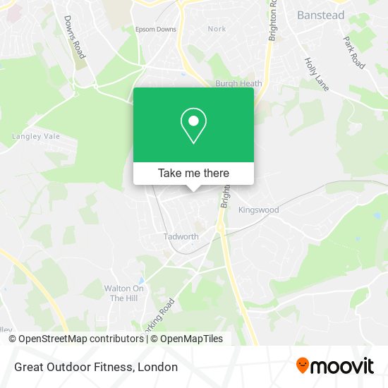 Great Outdoor Fitness map