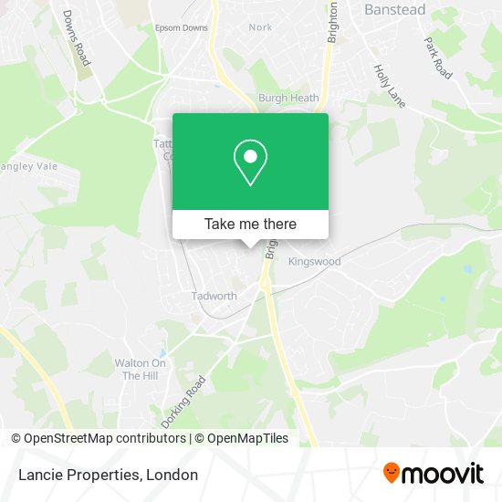 Lancie Properties map