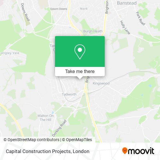 Capital Construction Projects map