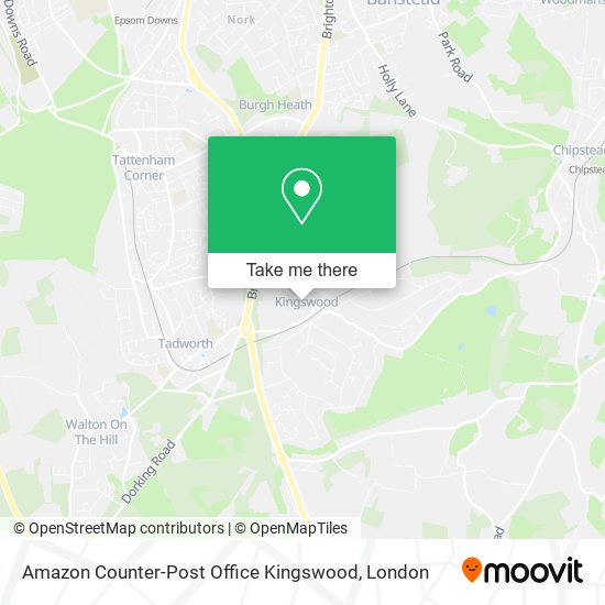 Amazon Counter-Post Office Kingswood map
