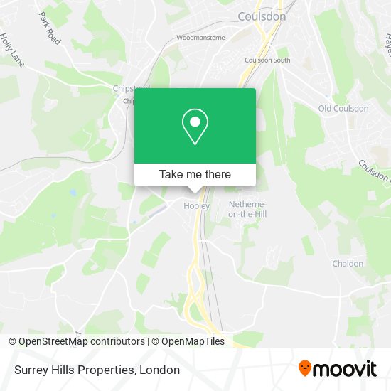 Surrey Hills Properties map