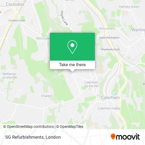 SG Refurbishments map
