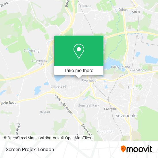 Screen Projex map