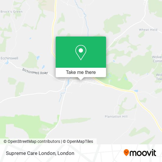 Supreme Care London map