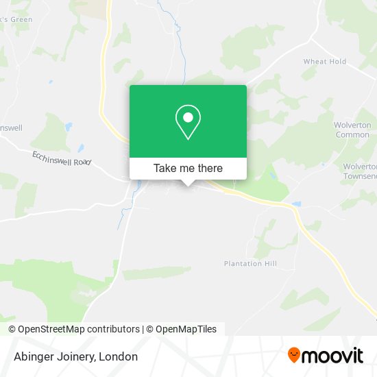 Abinger Joinery map