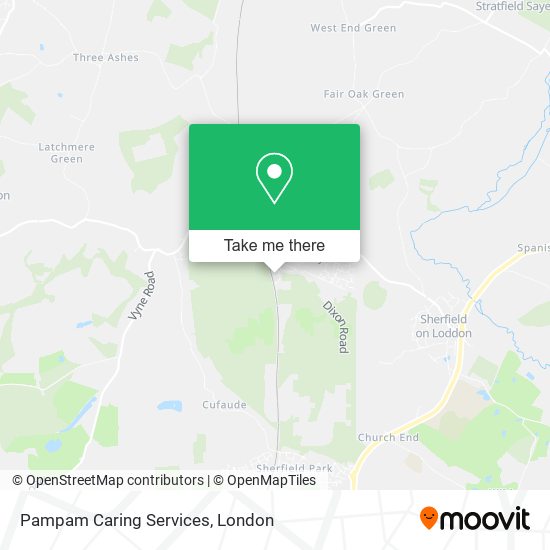 Pampam Caring Services map