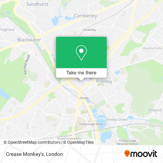 Crease Monkey's map