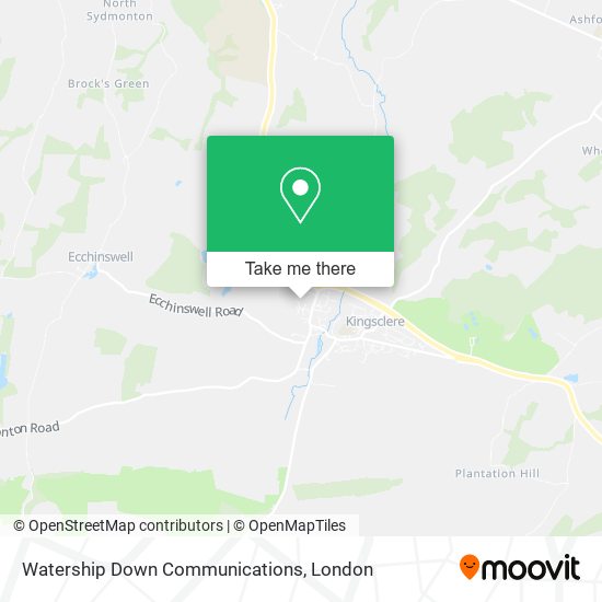 Watership Down Communications map