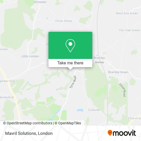 Mavril Solutions map