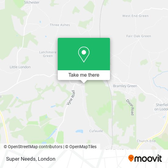 Super Needs map