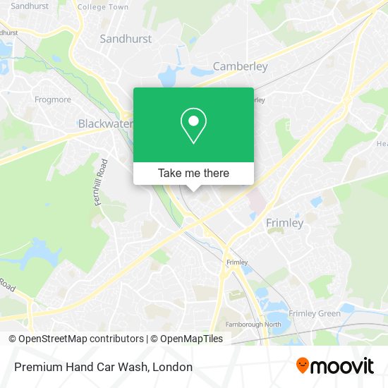 Premium Hand Car Wash map