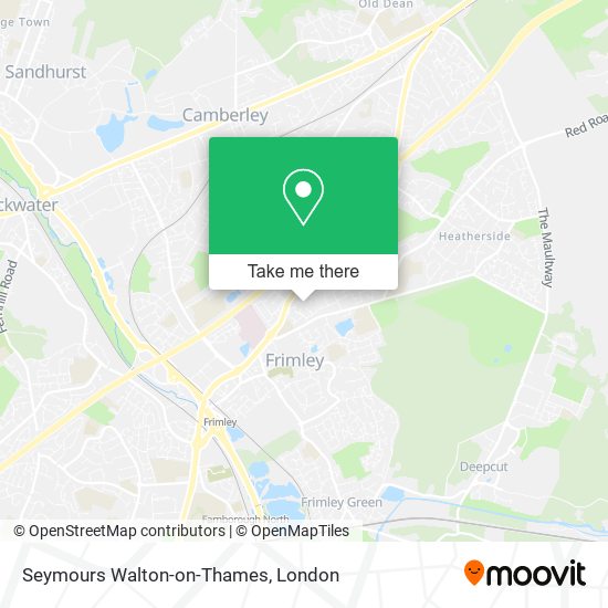 Seymours Walton-on-Thames map