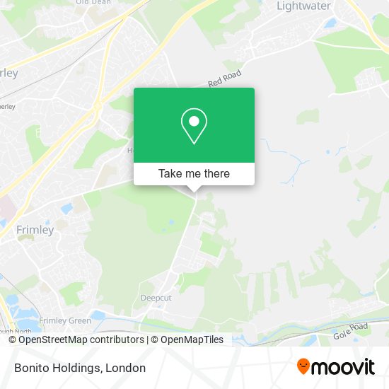 Bonito Holdings map