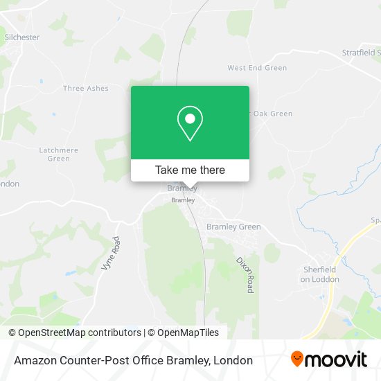 Amazon Counter-Post Office Bramley map