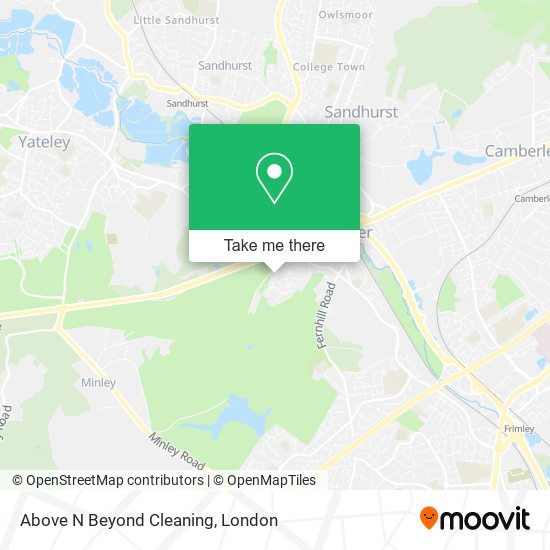 Above N Beyond Cleaning map