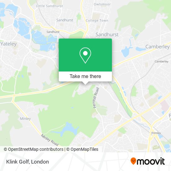 Klink Golf map