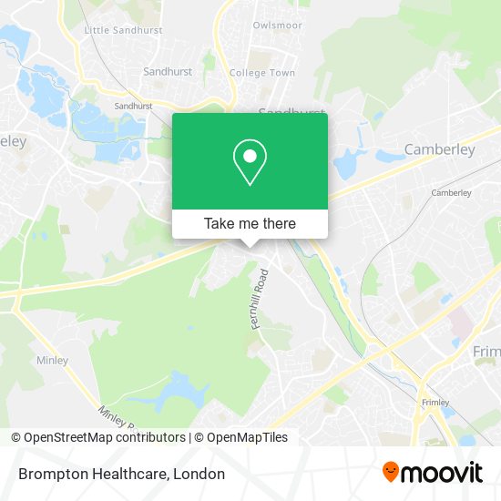 Brompton Healthcare map