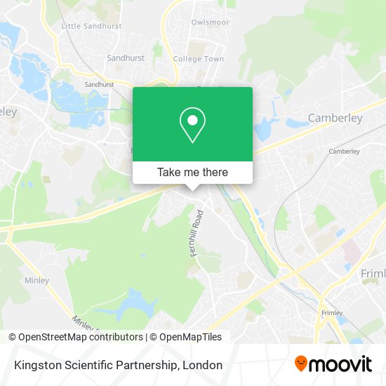 Kingston Scientific Partnership map